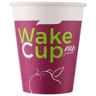 HB70-180-0734 Disposable paper cup "Wake Me Cup" 6 oz (150 ml)