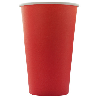 HB90-530-1027 Disposable paper cup red 16 oz (400 ml)