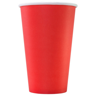HB80-340-0847 Disposable vending paper cup red 12 oz (300 ml)