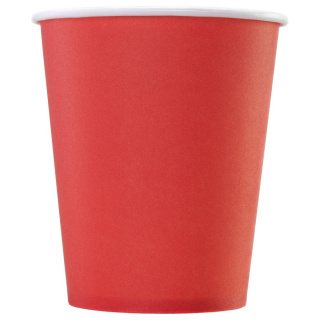 HB70-195-0495 Disposable paper cup red 6 oz (165 ml)