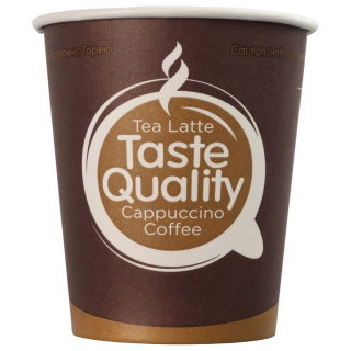 HB80-280-0004 Disposable paper cup "Taste Quality" 8 oz (250 ml)