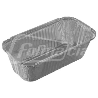 R16L Wrinklewall aluminium container, t251x136, b201x83, h75 mm