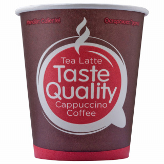 HB72-205-0001 Disposable paper cup "Taste Quality" 7 oz (180 ml)