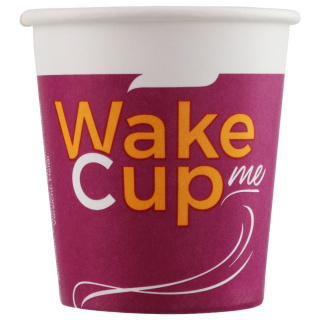 HB62-120-0733 Disposable paper cup "Wake Me Cup" 4 oz (100 ml)