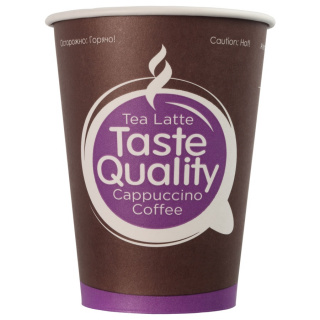 HB90-430-0058 Disposable paper cup "Taste Quality" 12 oz (300 ml)