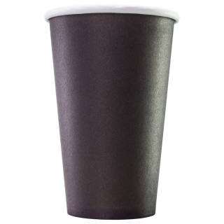 HB80-340-0848 Disposable vending paper cup black 12 oz (300 ml)