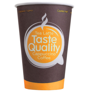 HB73-260-2773 Disposable vending paper cup "Taste Quality" 8oz (230ml)