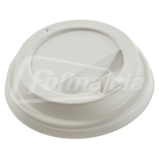 CH-80F-A Paper cup lid d 80 mm, white